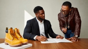 Gabriel Moses firma la campagna Timberland con Spike Lee