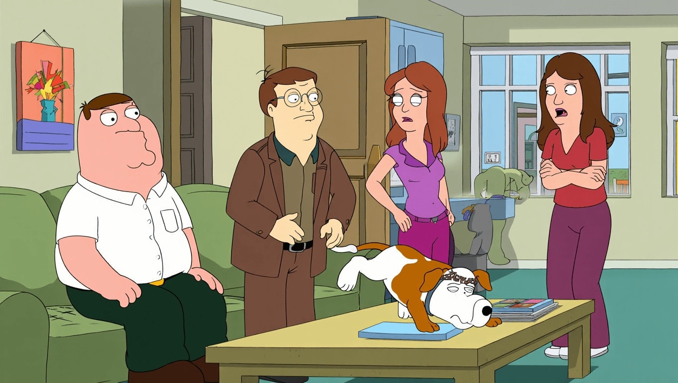 I Griffin inaugurano il loro 450esimo episodio con un viaggio sotto effetto di droga