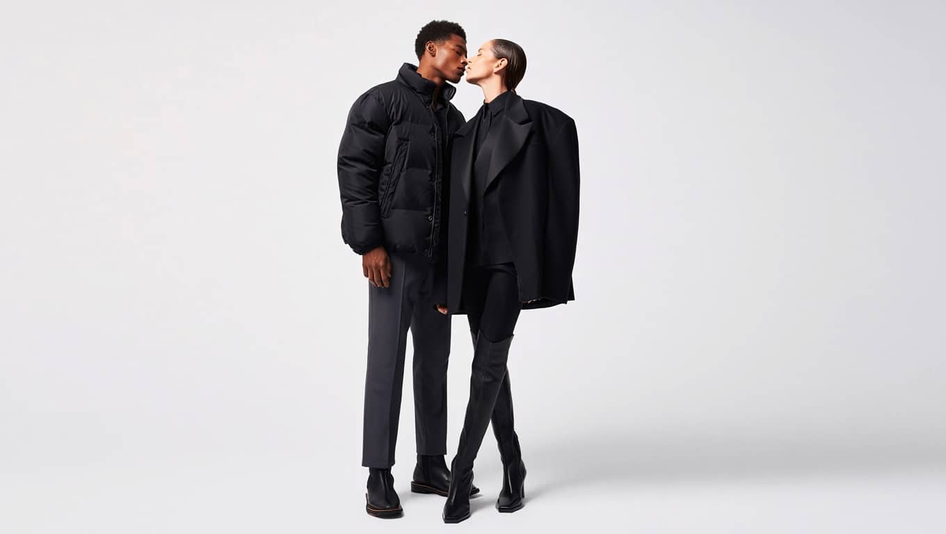 Nell’ultima campagna di Moncler + Rick Owens si baciano tutti