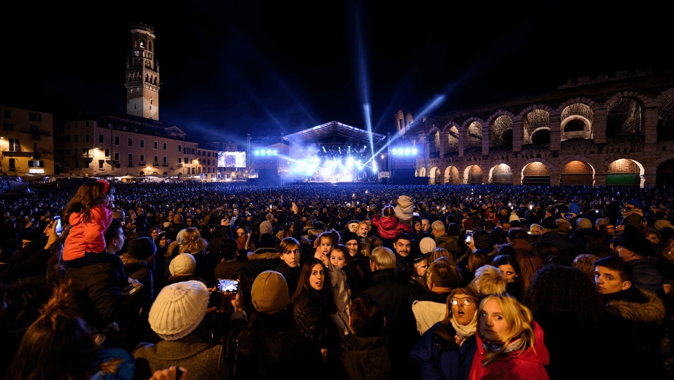 Capodanno 2026: RTL 102.5 e Radio Zeta accendono Verona con “BIG & BANG” e i protagonisti di X Factor