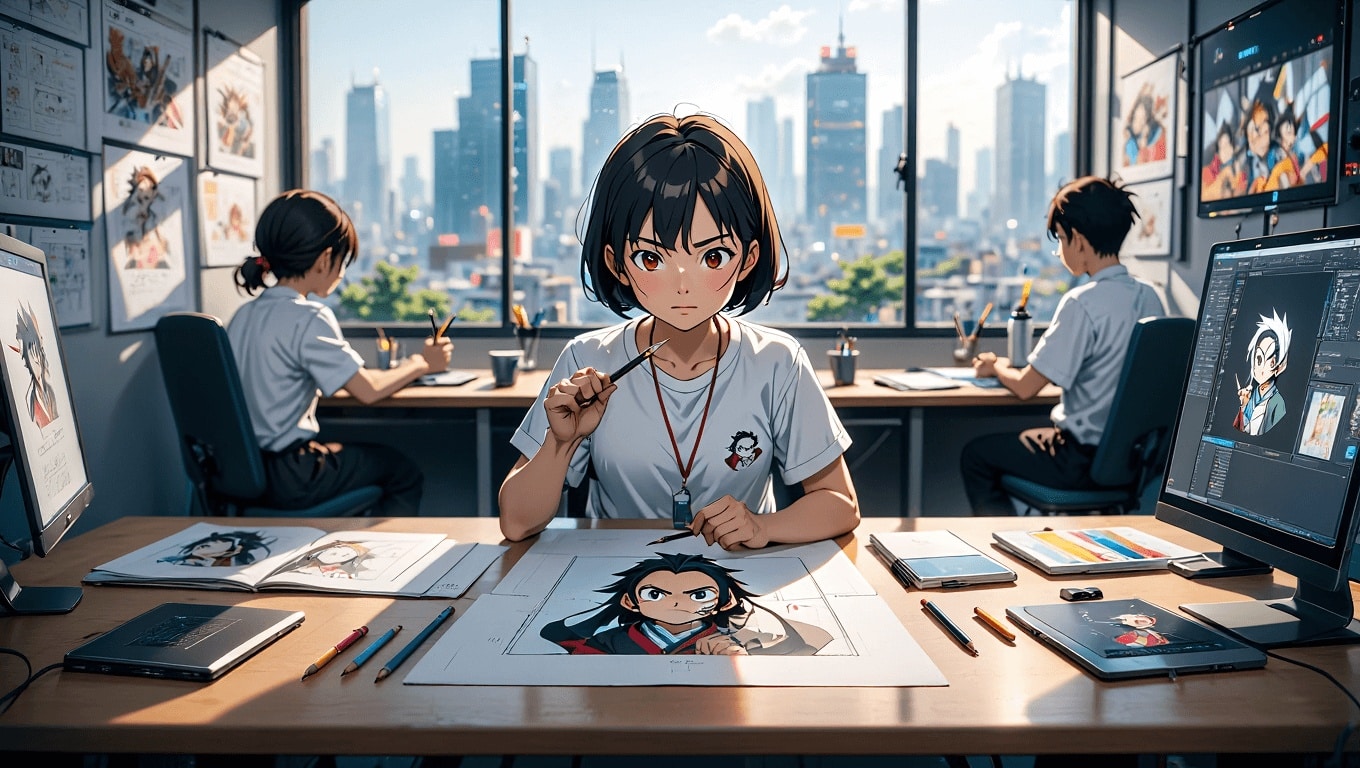 Demon Slayer, lo studio di Ufotable è a favore dell'AI? I creatori non ne vogliono parlare