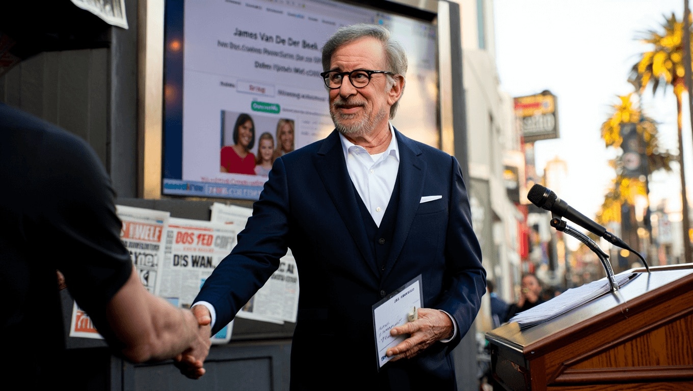 Spielberg ha donato 25mila dollari al GoFundMe di James Van Der Beek
