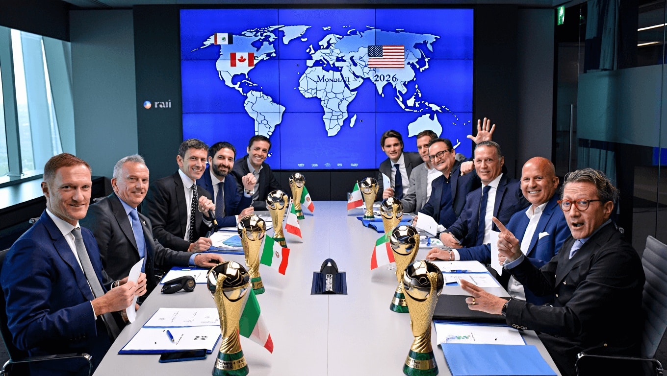 Mondiali di calcio 2026, la Rai si è aggiudicata 35 partite in chiaro