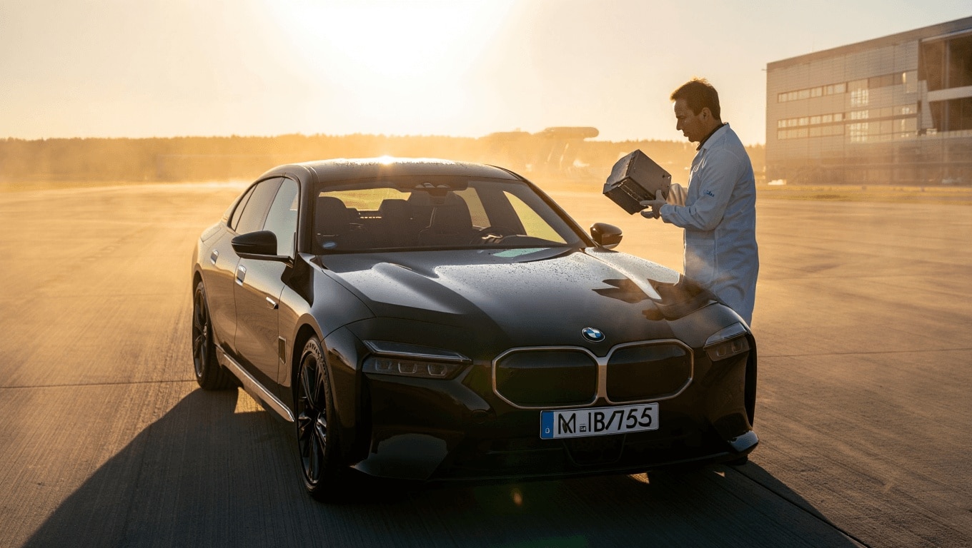 La batteria della nuova BMW i7 è stata progettata con Rimac