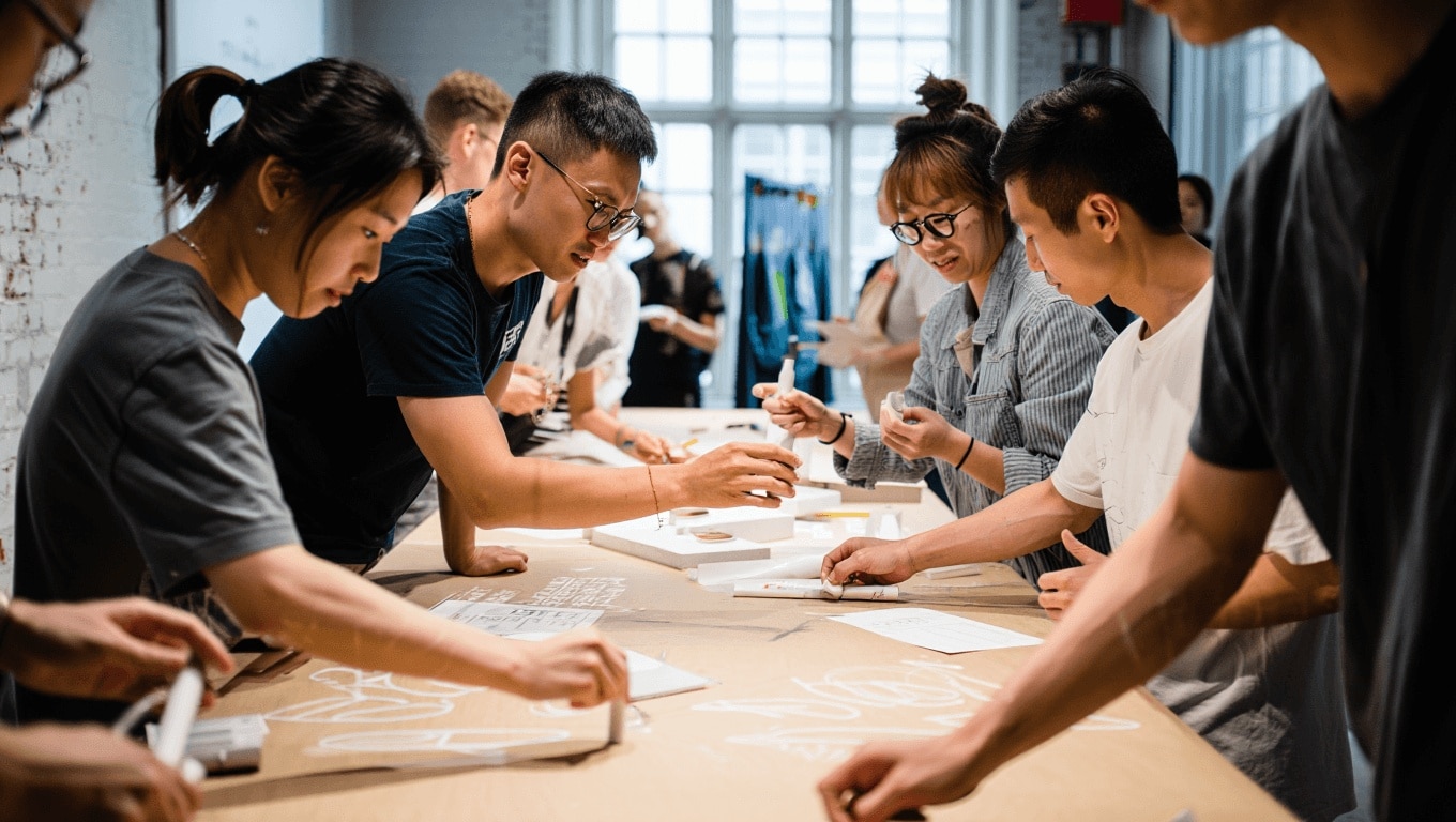 Maison Margiela trasforma la tecnica del bianchetto in esperienza immersiva