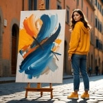 Tolotta costruisce un immaginario tra pittura e streetwear