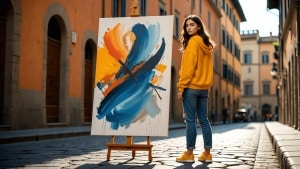 Tolotta costruisce un immaginario tra pittura e streetwear