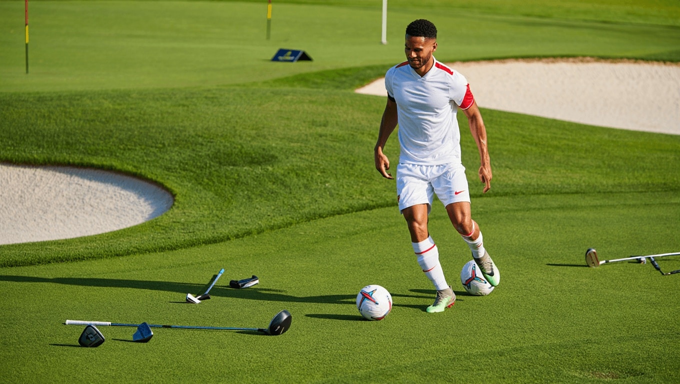 Solo MSCHF poteva portare il calcio sul campo da golf