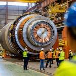 Fusione nucleare: un altro pezzo di ITER prende forma. Impilato il solenoide centrale