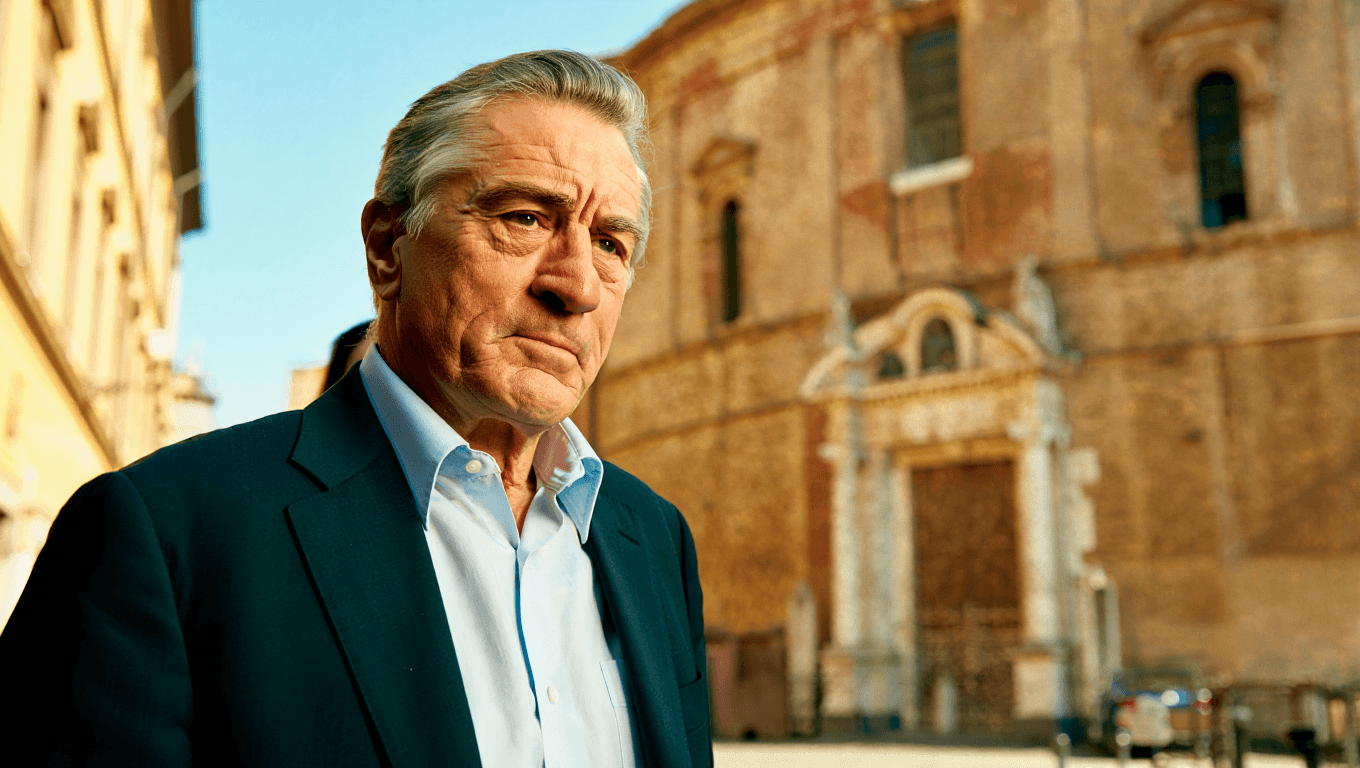 Robert De Niro arriva a Roma per presentare il restauro di ‘Novecento’ di Bertolucci