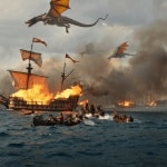 House of the Dragon 3x01: le foto più spettacolari della Battaglia del Gullet