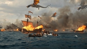House of the Dragon 3x01: le foto più spettacolari della Battaglia del Gullet