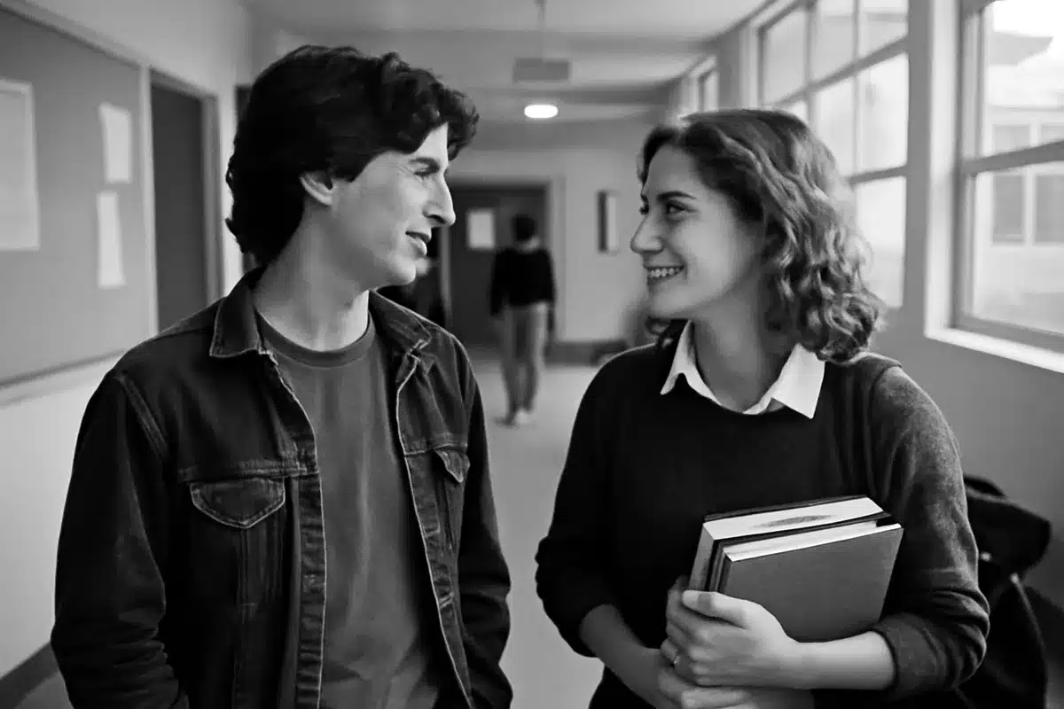 Tappe iniziali — Fine degli anni Settanta : si incontrano tra i banchi del liceo. Condivisione di amici e ambizioni creative. 1984: riapparizione insieme sul set di un episodio degli ABC Afterschool Specials, The Great Love Experiment . Quegli anni hanno
