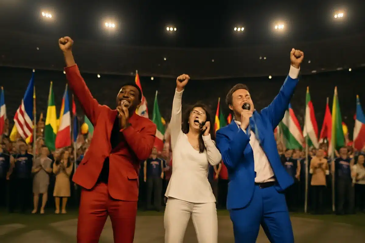 Mondiali 2026 finale: Laura Pausini canta Desire con Robbie Williams e Nicole Scherzinger