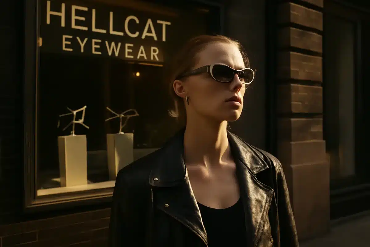 Un marchio che sfida le regole dell'eyewear — Hellcat Eyewear nasce dall'idea che gli occhiali possano raccontare storie estreme. Fondata da Hannah Ladewig, la label americana sperimenta forme e dettagli che si avvicinano all'arte oggetto. Ogni montatura è pensata per essere