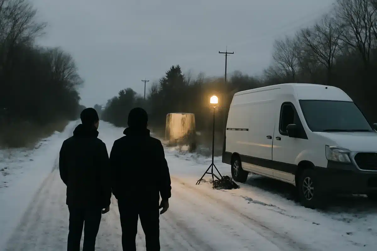 Reacher 5: Alan Ritchson è già sul set della nuova stagione e gira nella neve