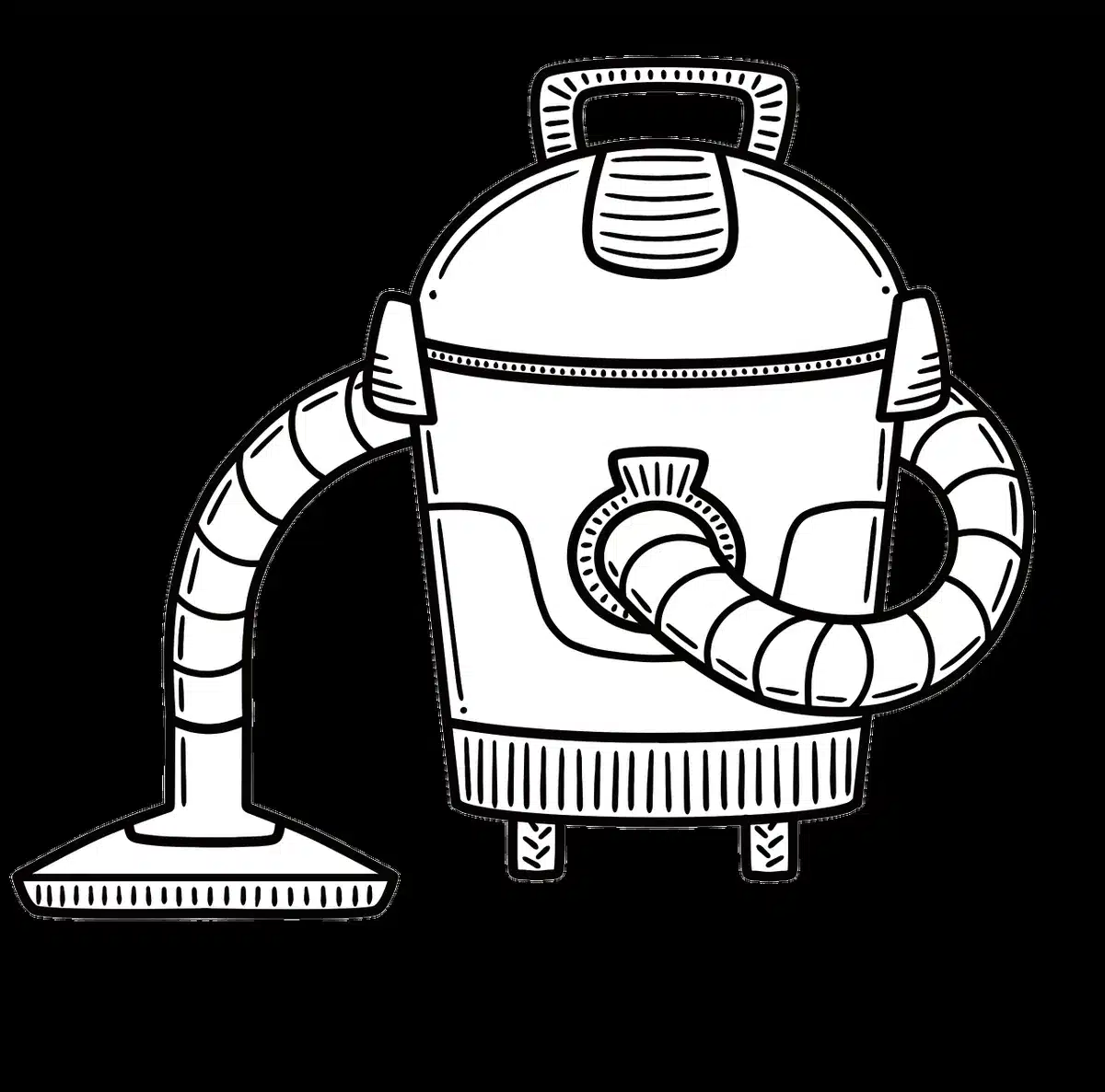 Varie superfici di pavimento con robot aspirapolvere in funzione